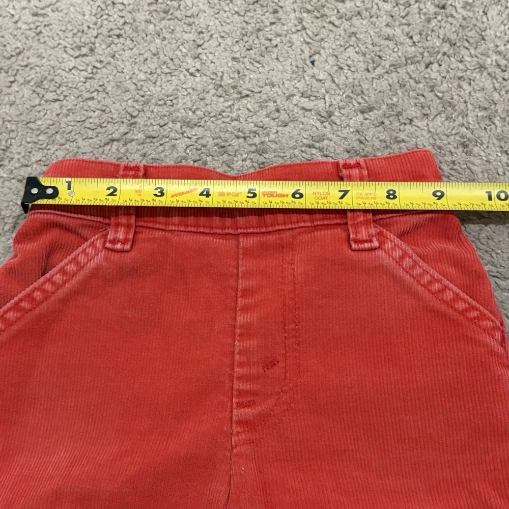 Vintage 1980s Levi's Corduroy Pants Kids 2T Red Toddler USA MADE